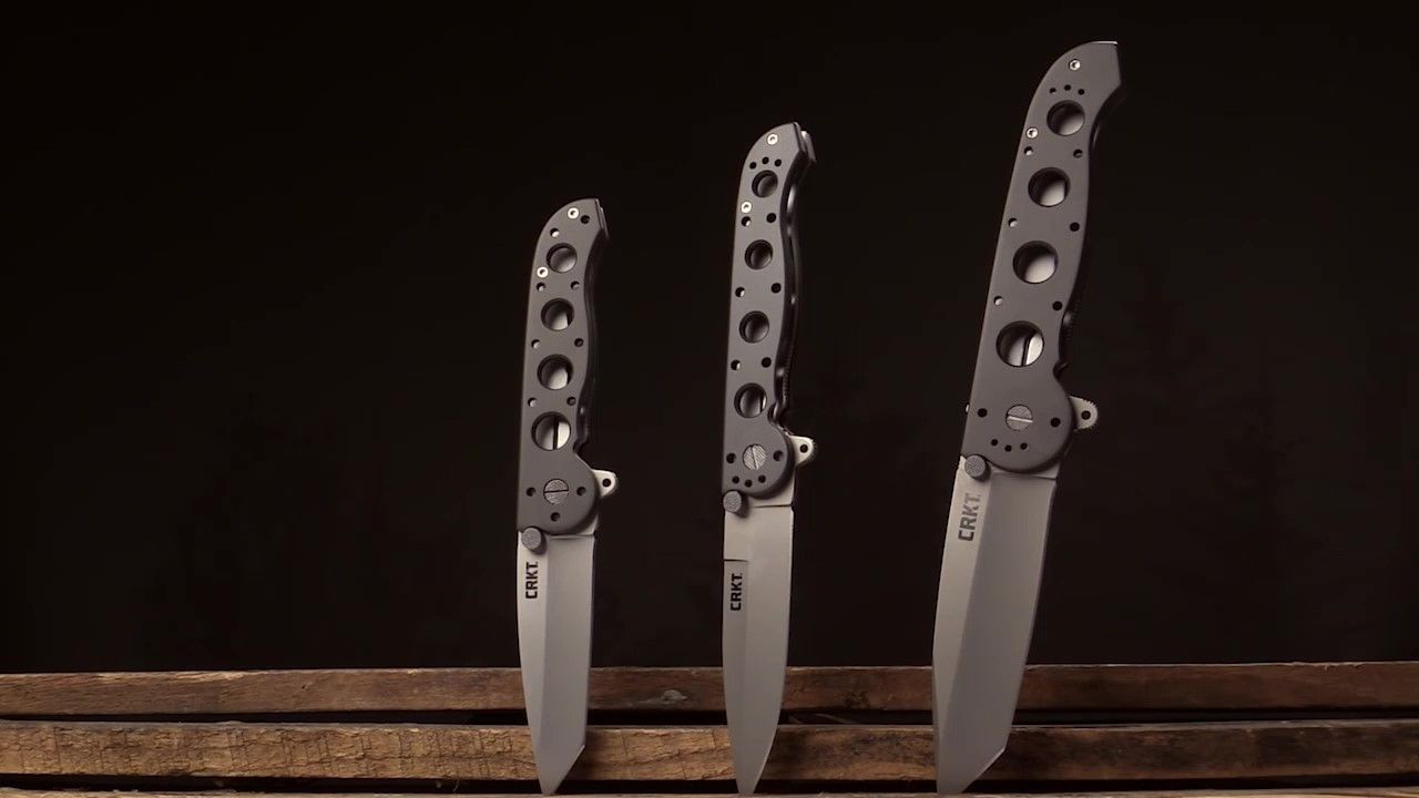 opplanet crkt m16 classic knives size comparison video