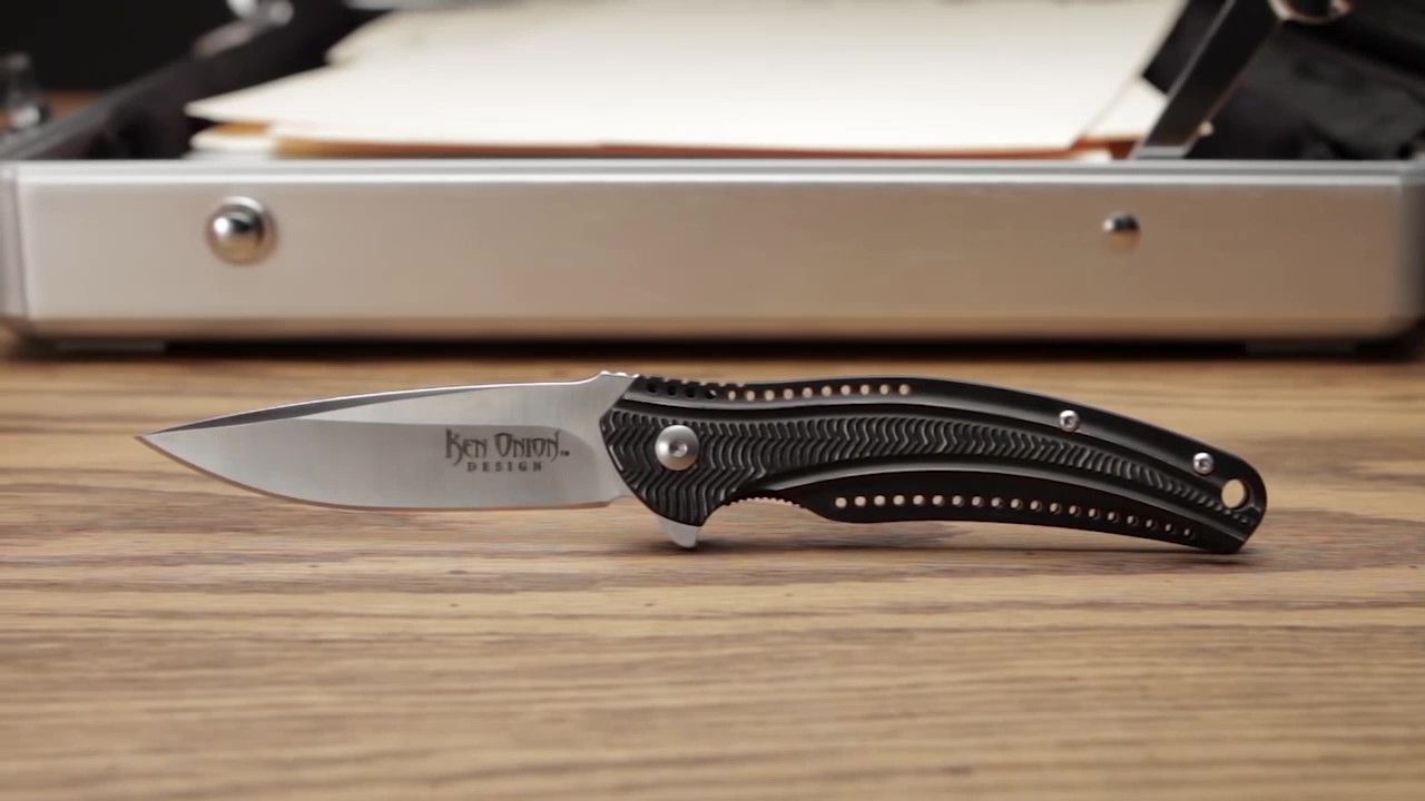 opplanet crkt ripple aluminum knife designed by ken onion video