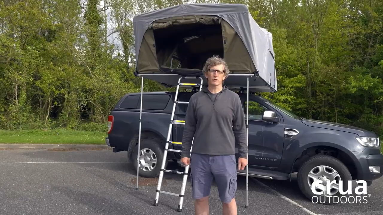 opplanet crua aer the rooftop tent walk around video