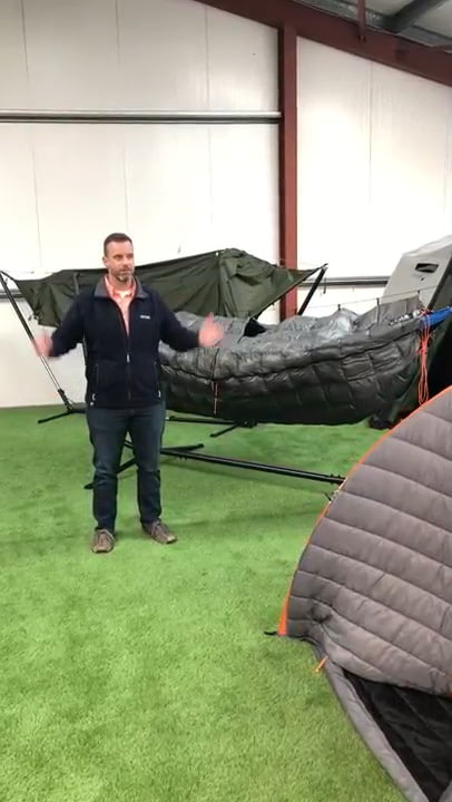 opplanet crua hammock culla walk around outer insulated hammock video