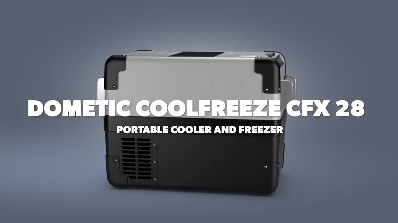 opplanet dometic cfx 28 powered cooler fridge freezer video