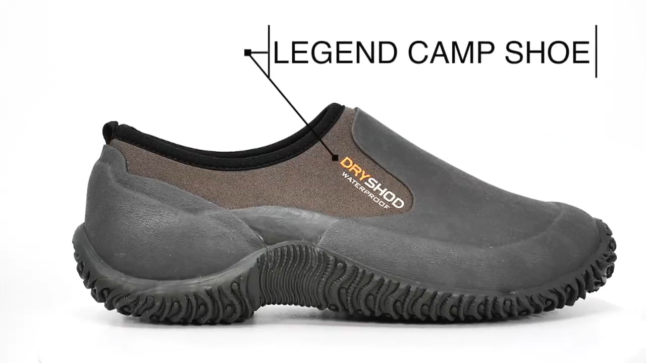 opplanet dryshod legend camp shoe video