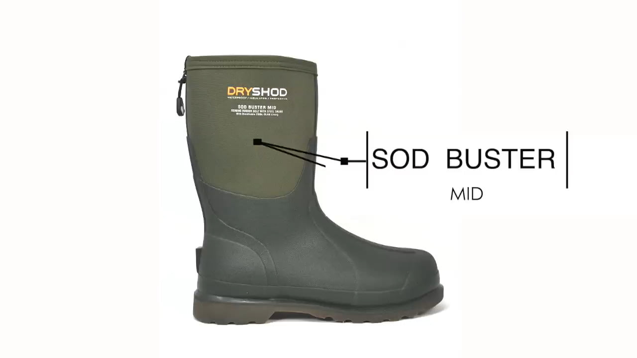 opplanet dryshod sod buster mens video