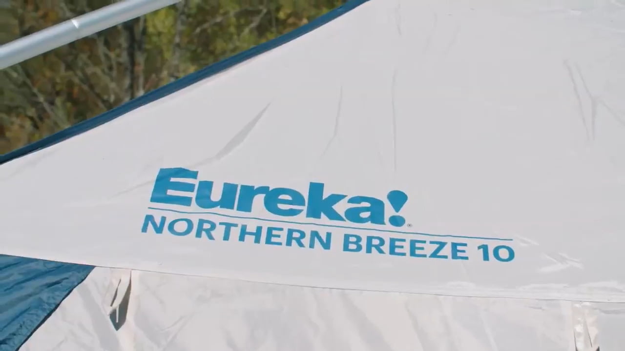 opplanet eureka northern breeze screen house tent set up video