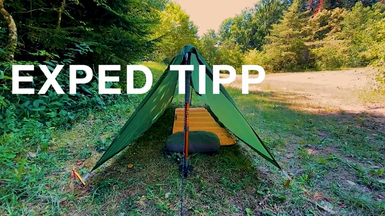 opplanet exped tip how do i set up the tarp poncho video