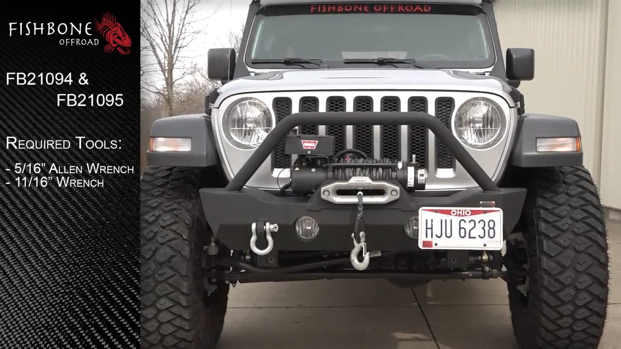 opplanet fishbone offroad fb21094 and fb21095 winch line fishhook installation guide video