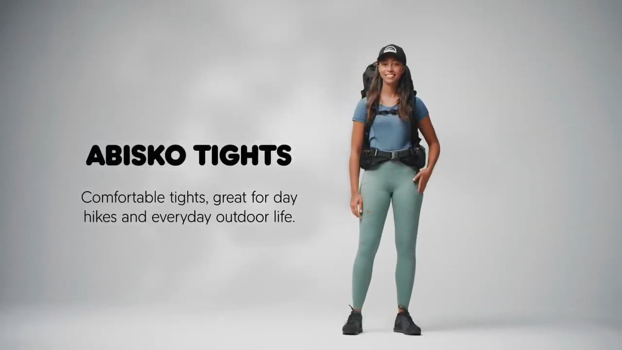 opplanet fjallraven abisko tights w video