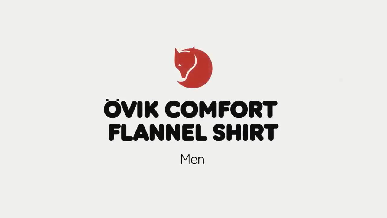 opplanet fjallraven ovik comfort flannel shirt m video