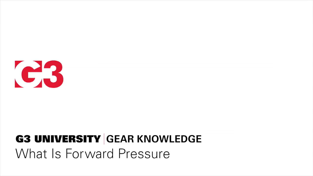 opplanet g3 gear knowledge what is forward pressure video
