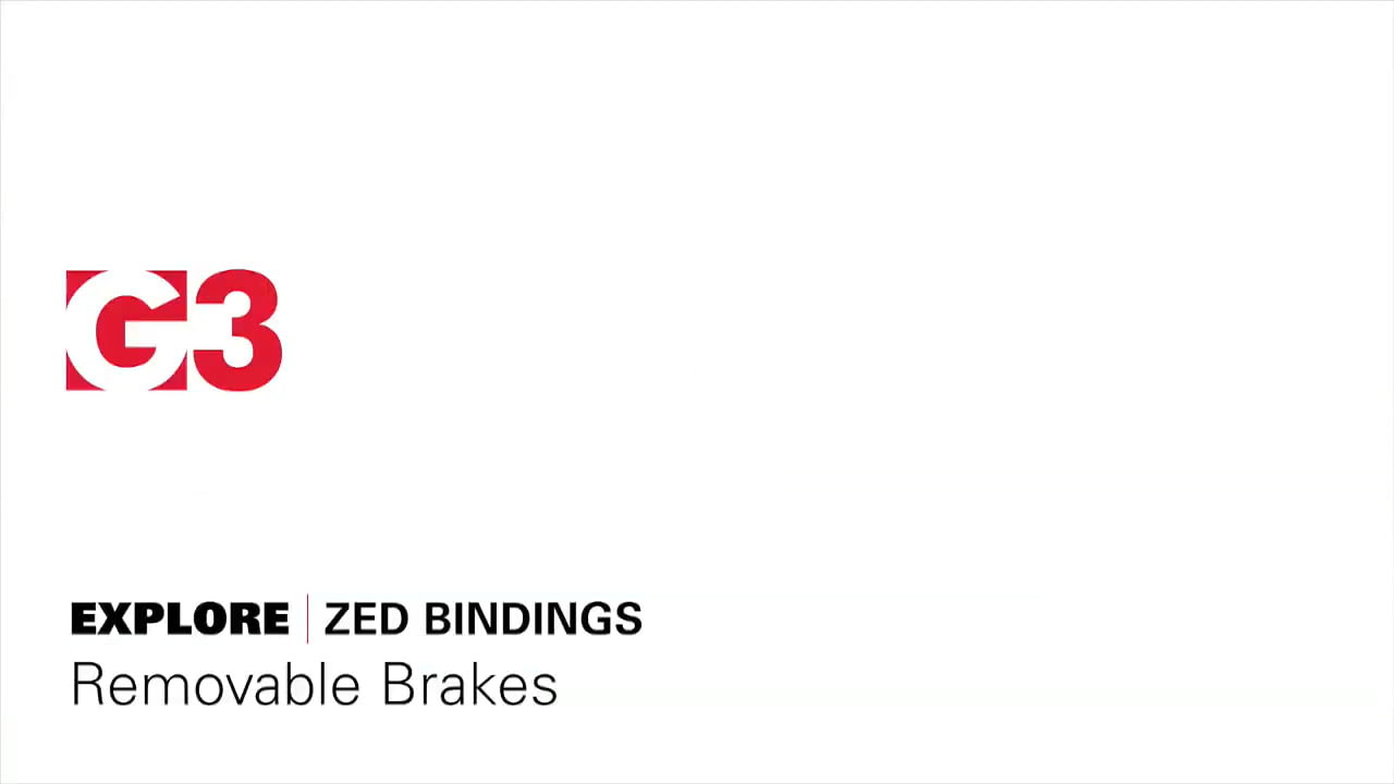 opplanet g3 removable brakes for zed bindings video