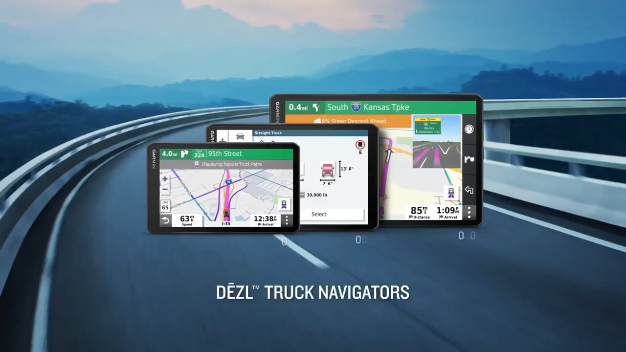 opplanet garmin dezl otr series navigators know your route video