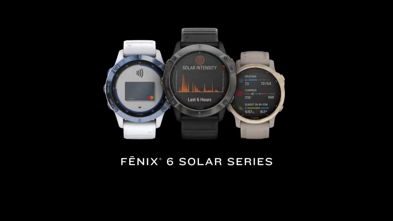 opplanet garmin fenix 6 solar video