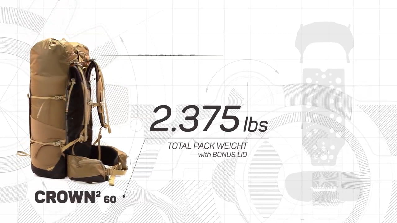 opplanet granite gear customize ultralight with the crown2 60 video