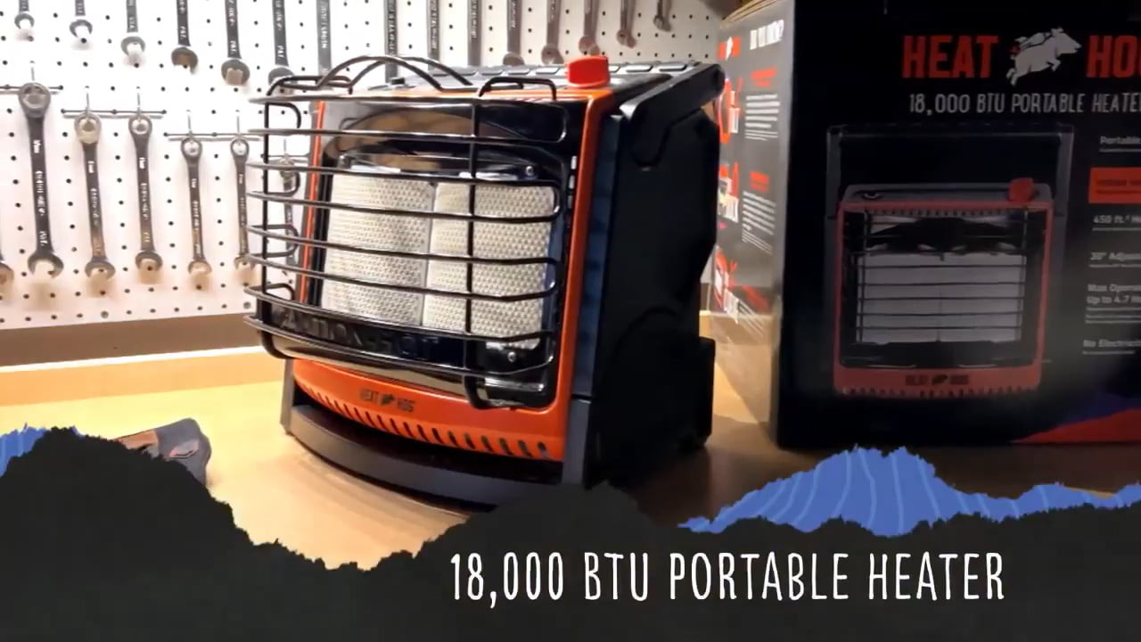 opplanet heat hog portable propane heater video