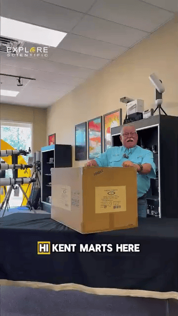 opplanet how to assemble the explore scientific 6 inch tabletop dobsonian telescope video