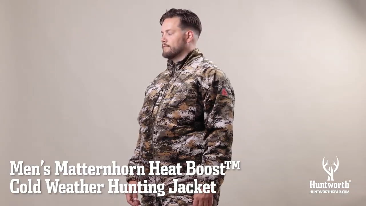 opplanet huntworth mens matterhorn heat boost heavyweight hunting jacket video