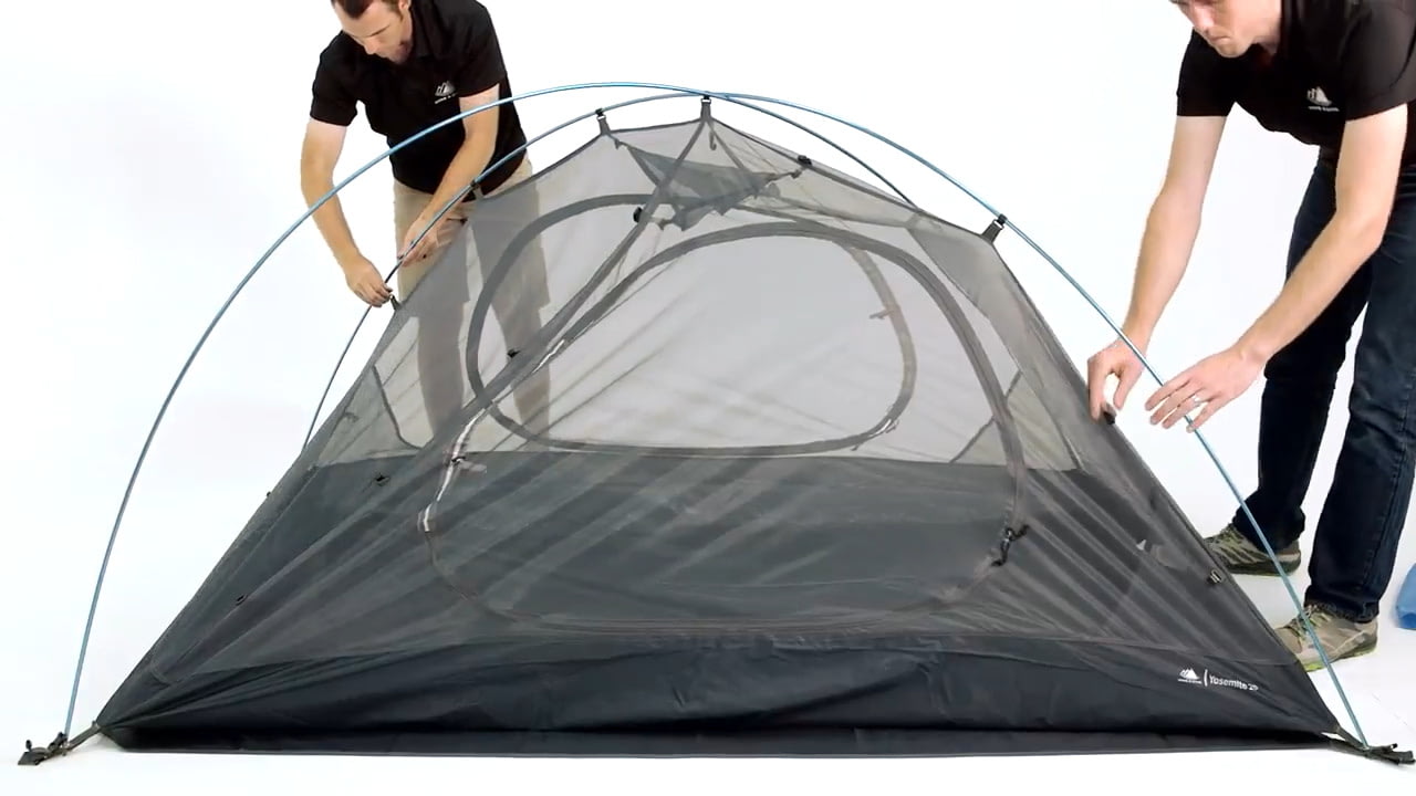 opplanet hyke byke yosemite 2p backpacking tent video