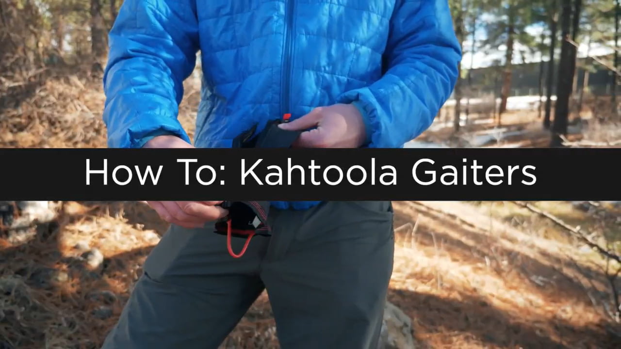 opplanet kahtoola how to kahtoola gaiters video