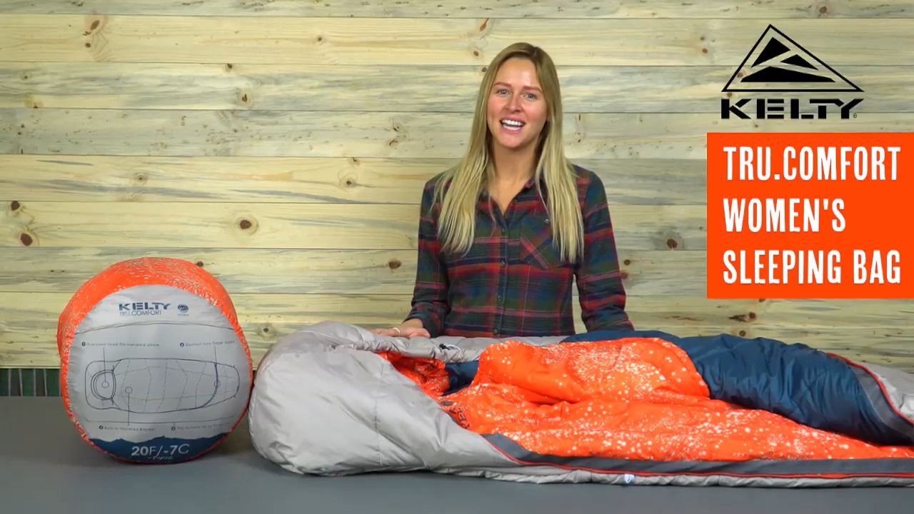 opplanet kelty tru comfort womens sleeping bag video