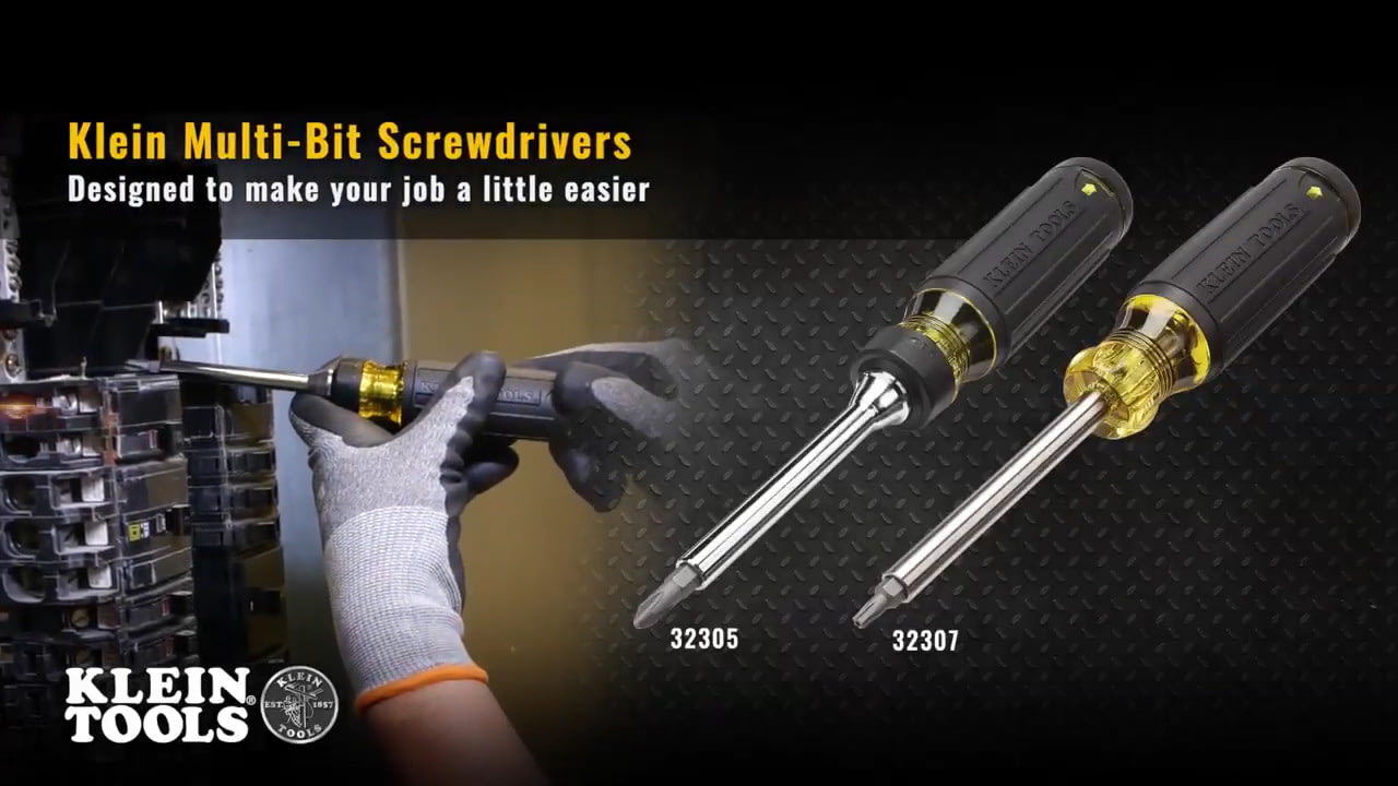 opplanet klein tools 15 in 1 ratcheting screwdriver 27 in 1 tamperproof screwdriver video