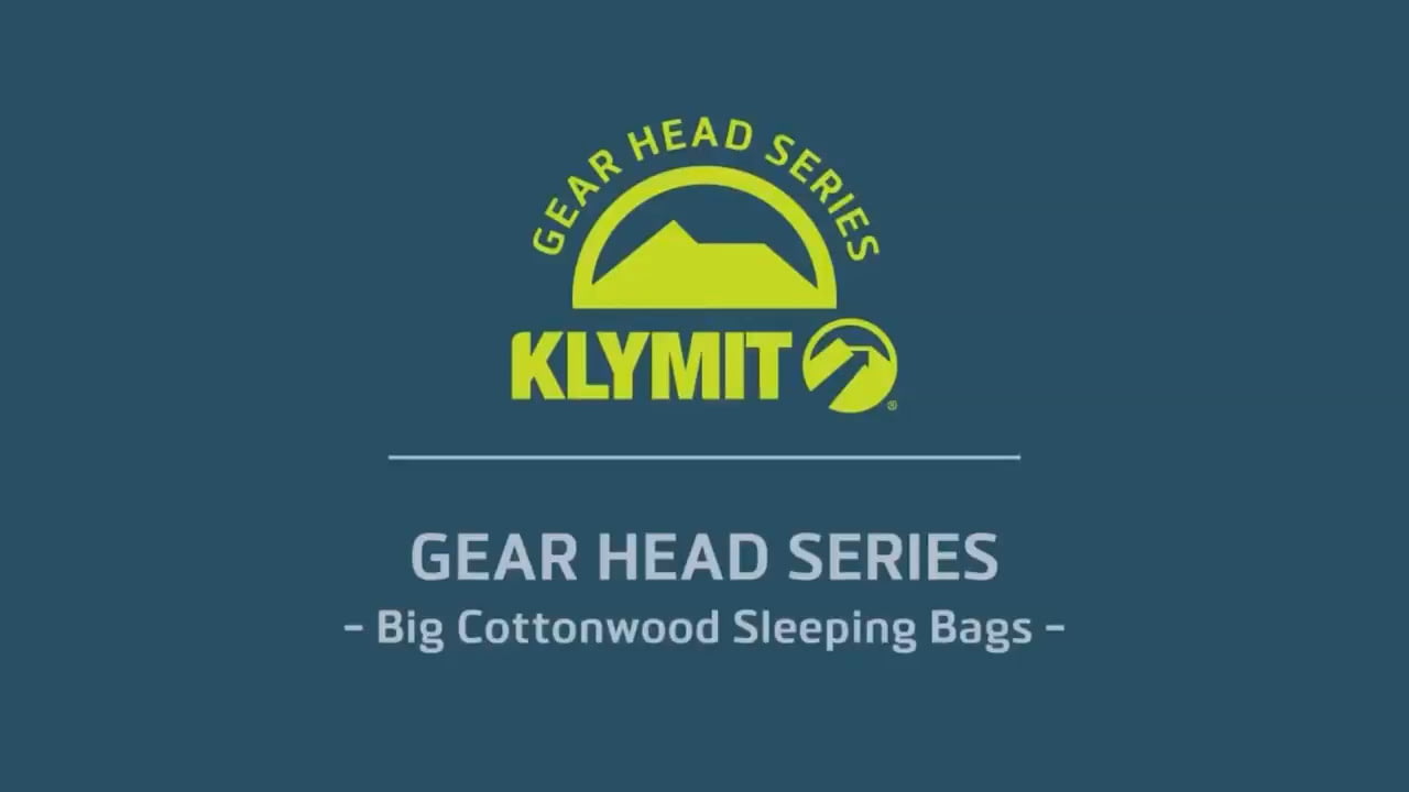 opplanet klymit big cottonwood sleeping bags video