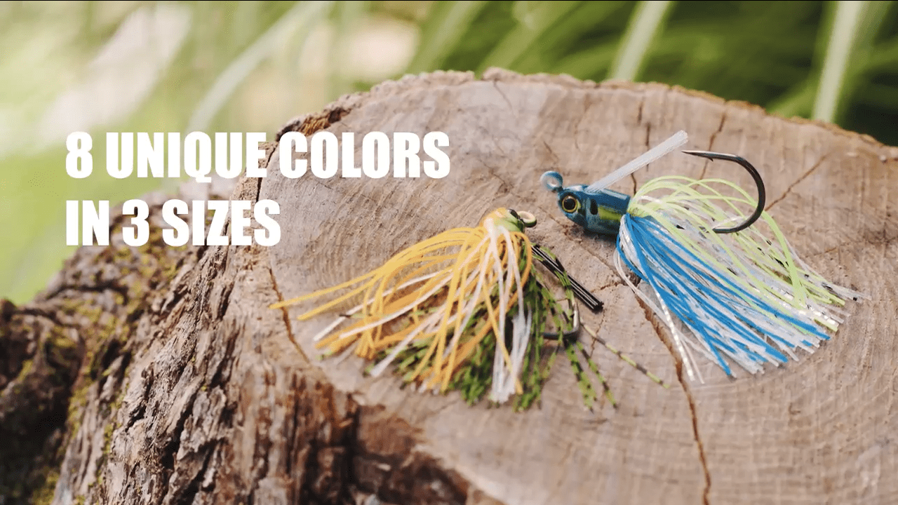 opplanet lunkerhunt skirted swim jig product video