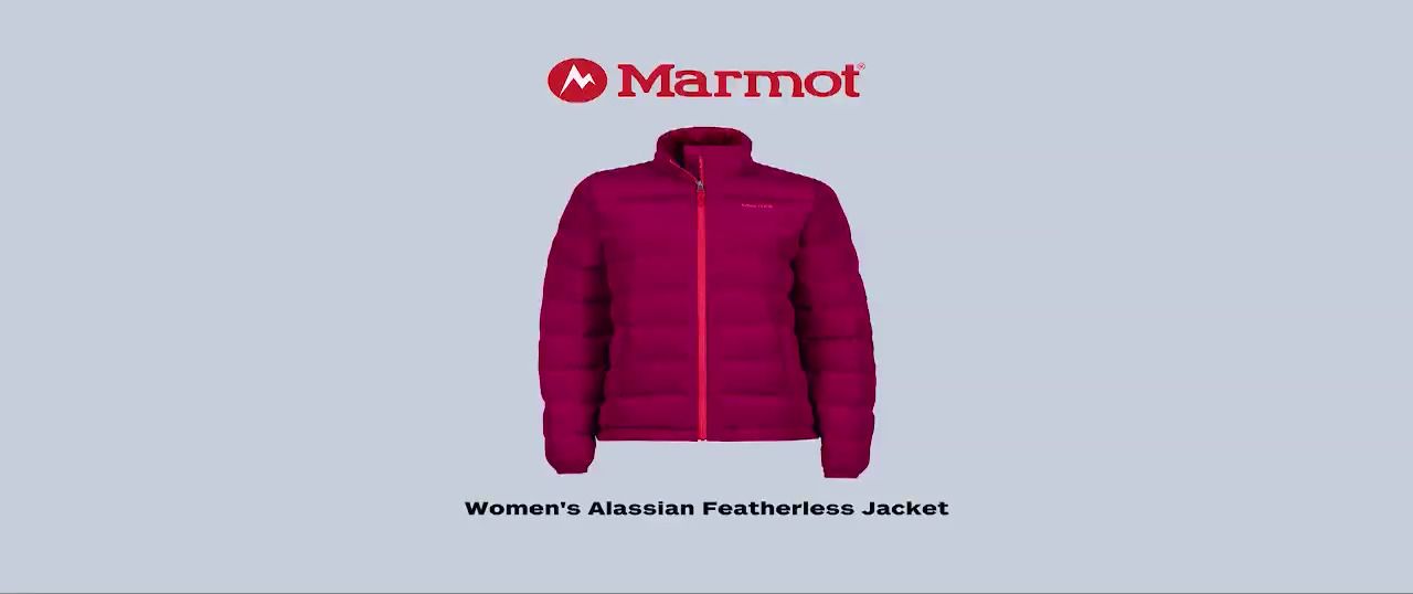 opplanet marmot alassian featherless jacket womens video