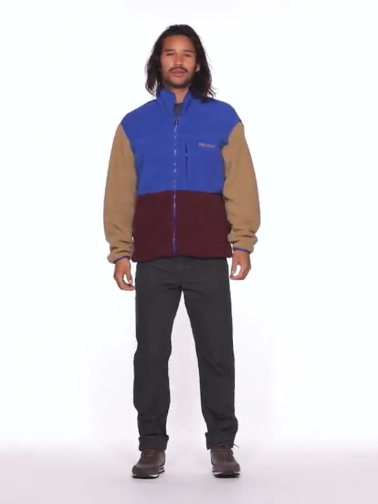 opplanet marmot aros fleece jacket mens video