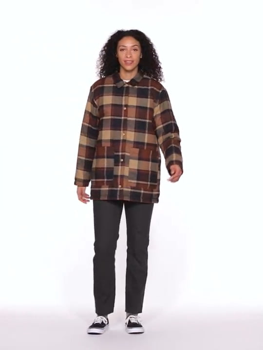 opplanet marmot lanigan flannel chore coat womens video