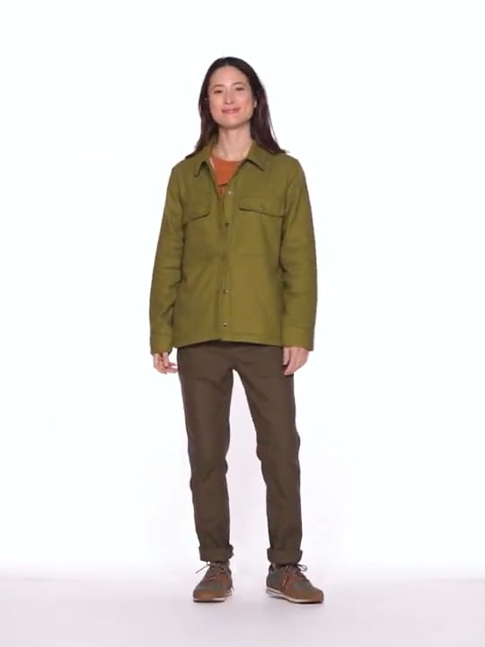 opplanet marmot ridgefield heavyweight sherpa lined flannel womens video