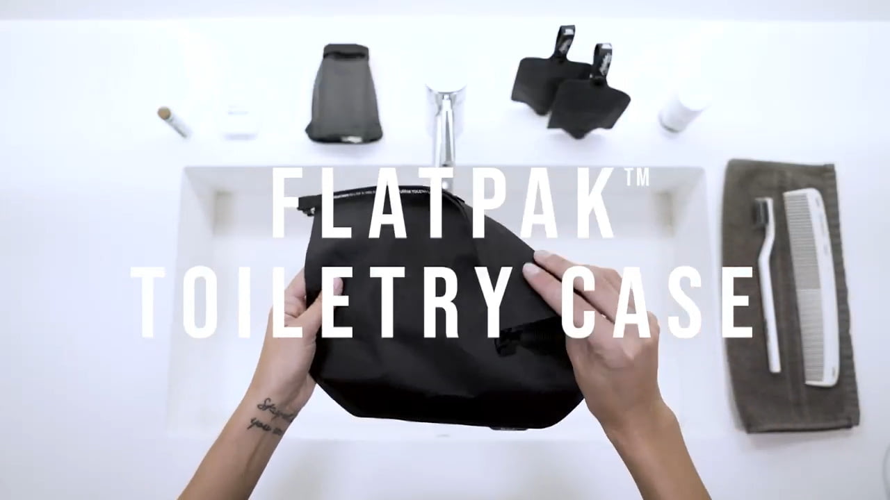 opplanet matador flatpak toiletry case video