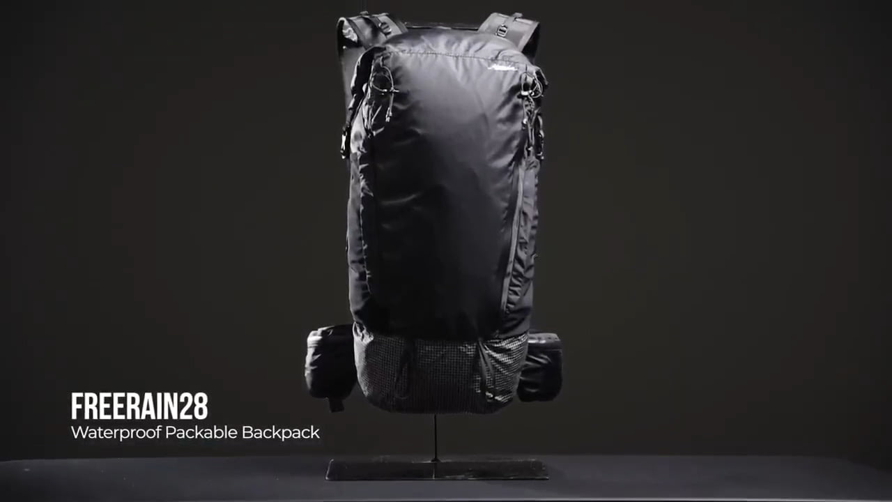 opplanet matador freerain28 waterproof packable backpack video