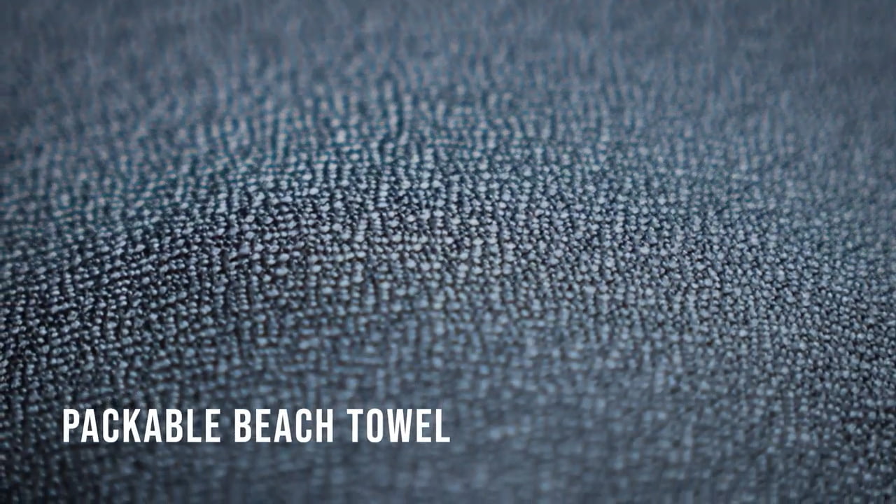 opplanet matador volcom packable beach towel video