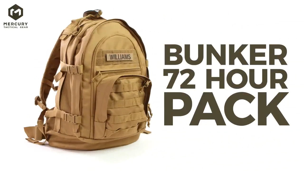 opplanet mercury tactical bunker 72 hour pack video