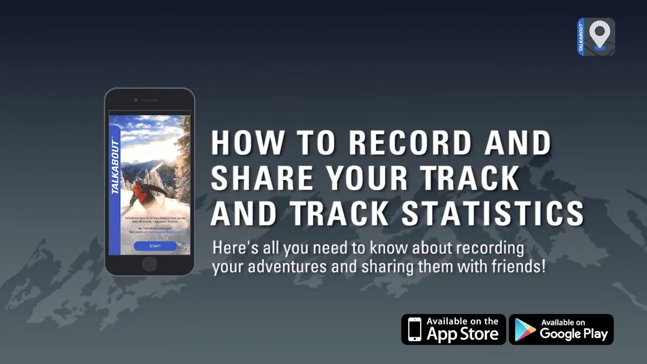 opplanet motorola t800 talkabout how to recording and sharing trip statistics video