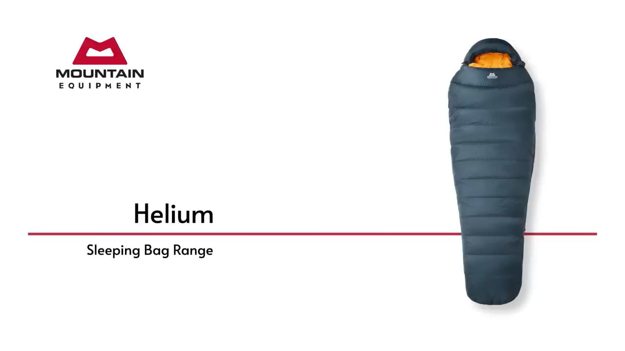 opplanet mountain equipment helium sleeping bag range ss22 video