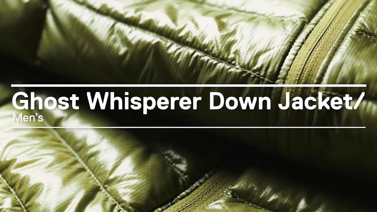 opplanet mountain hardwear ghost whisperer hooded down jacket mens video