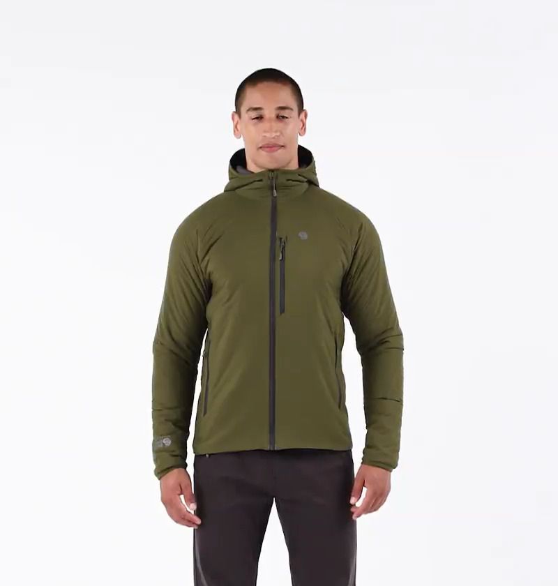 opplanet mountain hardwear mens kor strata hooded jacket video