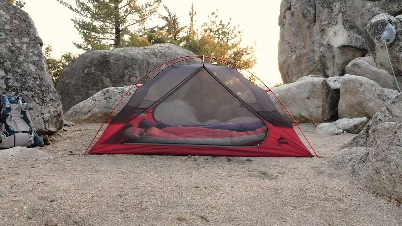 opplanet msr zoic 2 backpacking tent setup video