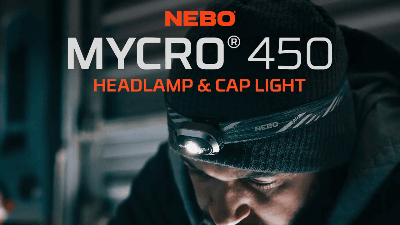 opplanet nebo mycro 450 lumen led headlamp gray neb hlp 0023 video