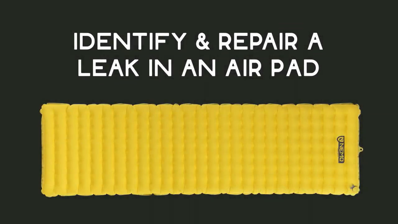 opplanet nemo how to identify repair a leak in an air pad video