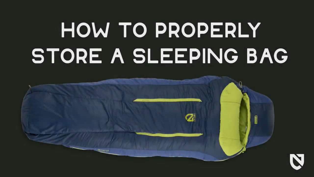 opplanet nemo how to properly store a sleeping bag video