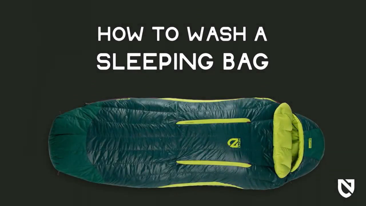 opplanet nemo how to wash a sleeping bag video