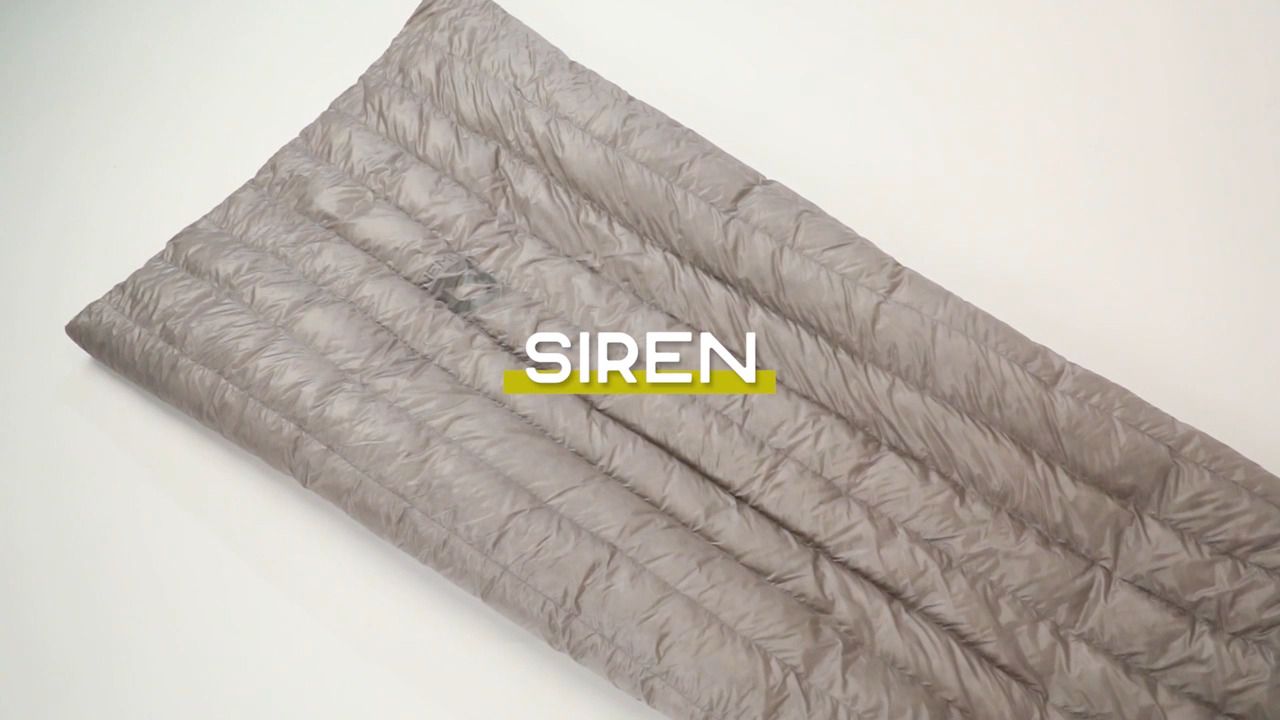 opplanet nemo siren down sleeping bag video