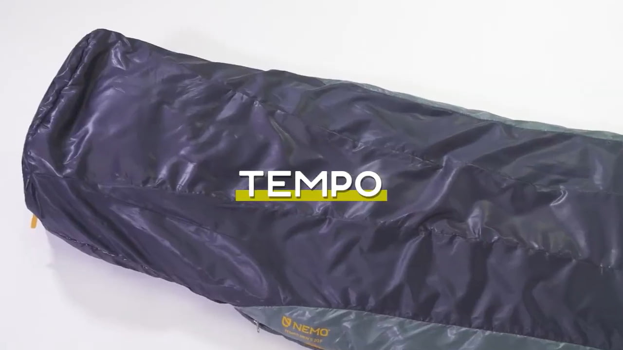 opplanet nemo tempo synthetic sleeping bag video
