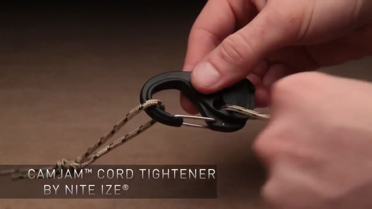 opplanet nite ize camjam cord tightener video