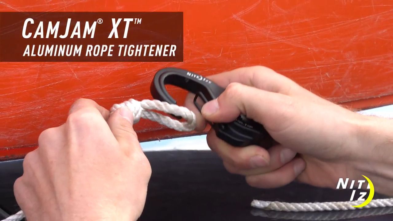 opplanet nite ize camjam xt aluminum cord tightener video