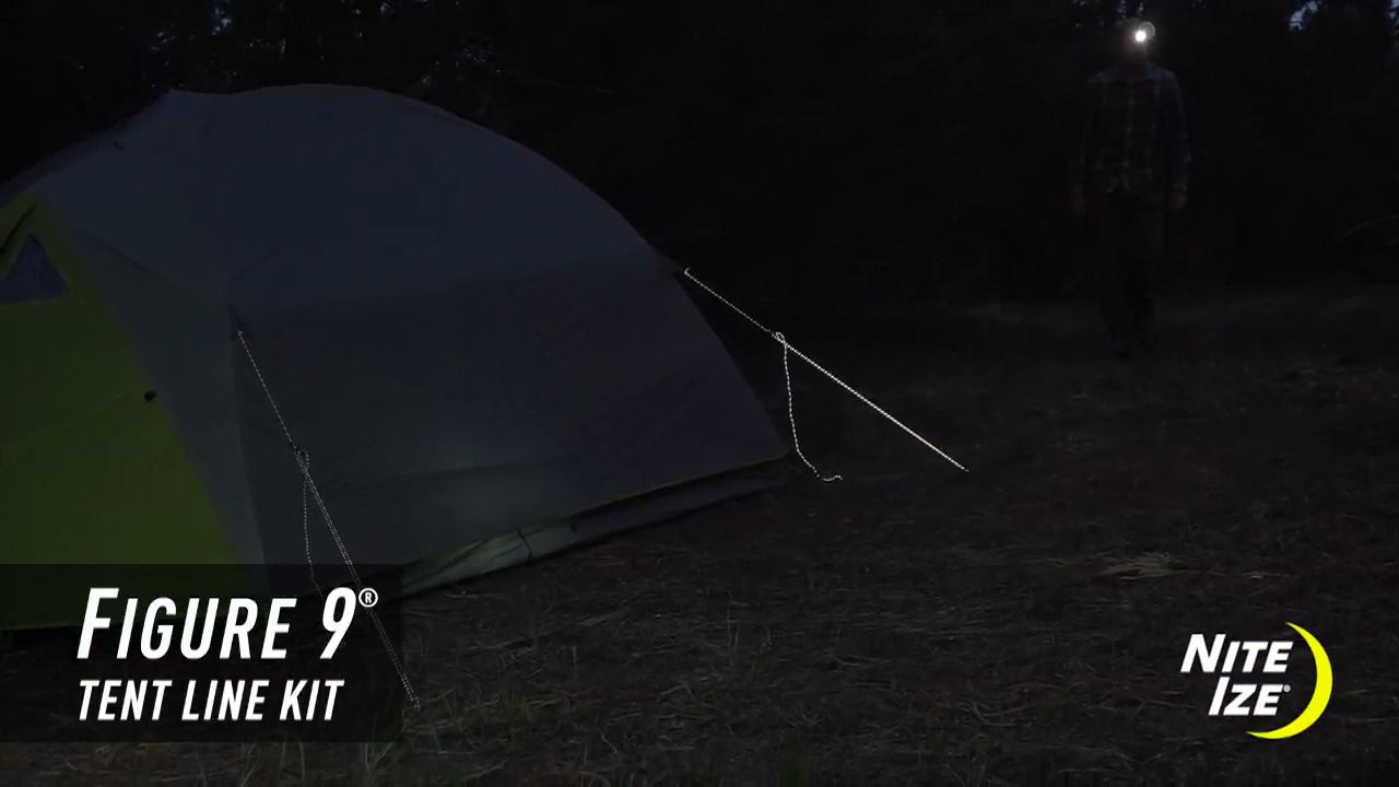 opplanet nite ize figure 9 tent line kit video