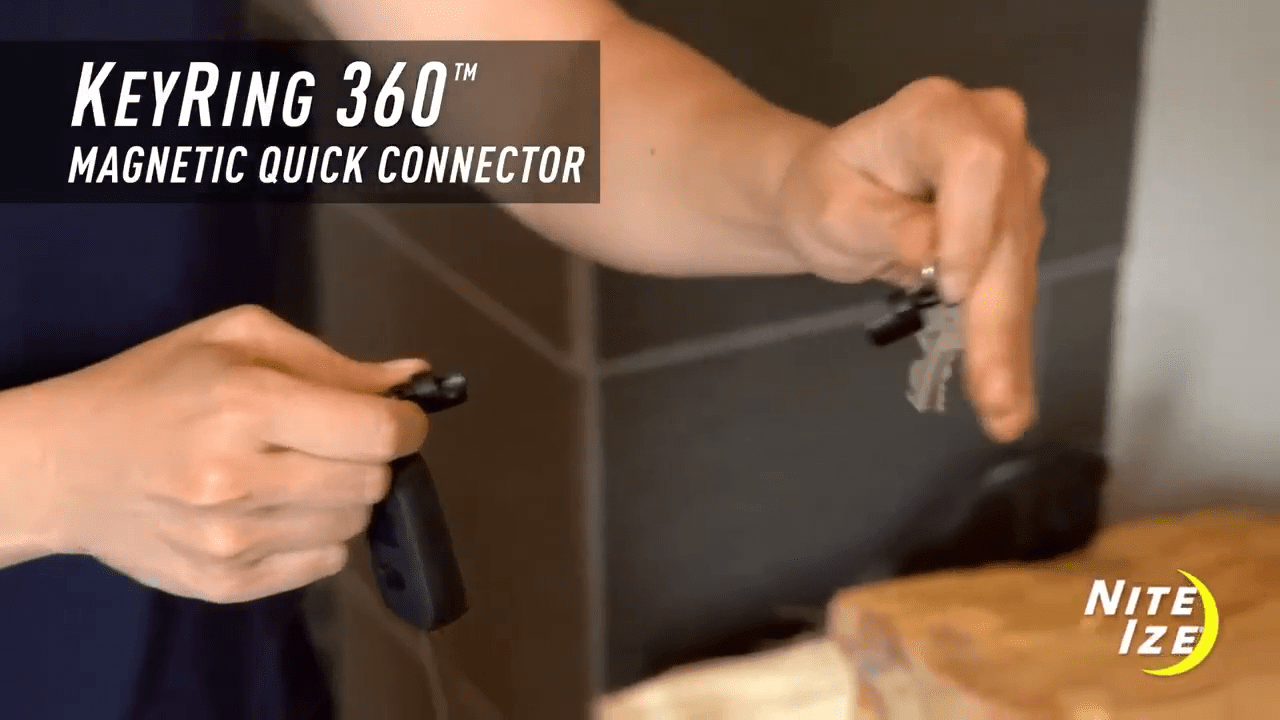 opplanet nite ize keyring 360 magnetic quick connector video