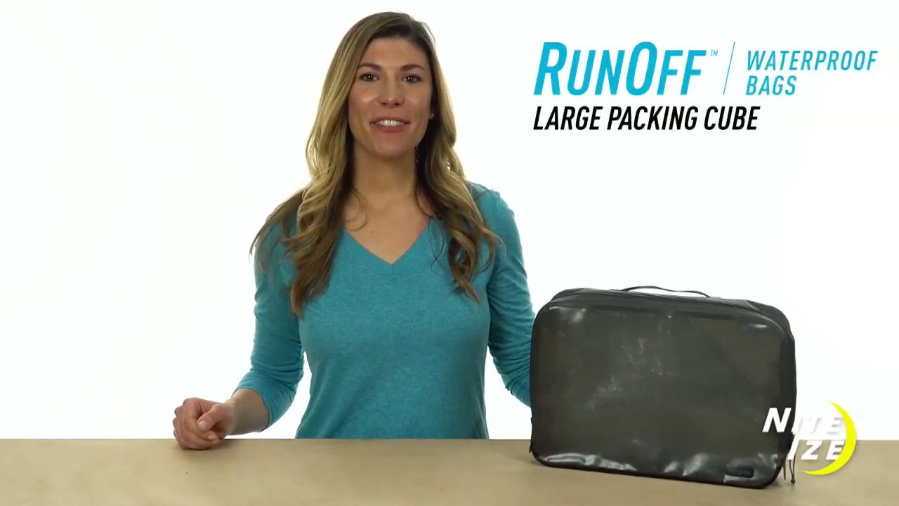 opplanet nite ize runoff waterproof large packing cube video